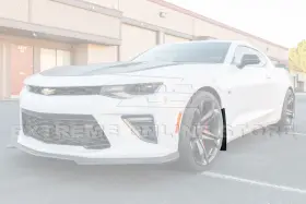 Cpe-mf-238-abs Extreme Online Store Gm Extended Style Texture Black Front Splash Guards Mud Flaps For 16-up Camaro