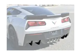 Diff-166-v2-abs Extreme Online Store Replacement For 2014-2019 Chevrolet Corvette C7 Z06 Track Style Abs Plastic