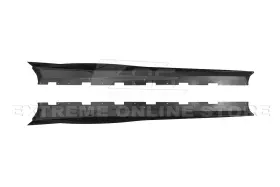 Eos-ss-667-v2-abs Extreme Online Store Performance Track Glossy Black Side Skirts Rocker Panel 10-15 Camaro Lt Ls Ss