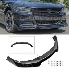 My-flip-509-abs-9xs Extreme Online Store For 15-23 Charger Base Abs Front Bumper Lip Splitter Srt Style Glossy Black