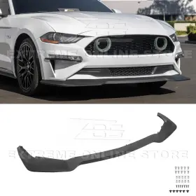 My-flip-993-abs-5ex Extreme Online Store For 18-23 S550 Mustang Abs Performance Matte Black Front Bumper Lip Splitter