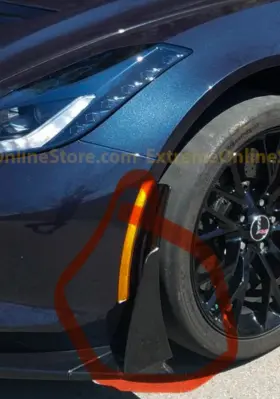 Splitter-085-abs Extreme Online Store Corvette C7 Stage 3 Front Splitter Wickerbill Ext Winglets