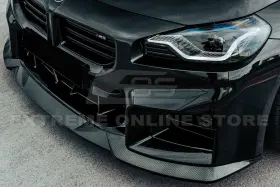 Wsa-fbl-g87mhc-cf Extreme Online Store For 23-up Bmw G87 M2 Mhc Style Dry Carbon Fiber Front Bumper Lower Splitter Lip