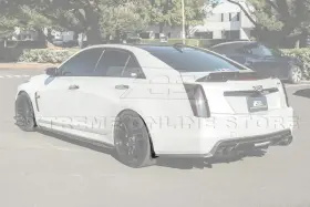 Wsa-mf-550-bkcf Extreme Online Store Mf-551-bkcf For 16-19 Cadillac Cts-v Carbon Fiber Package Front Rear Mud Flaps Splash Guard