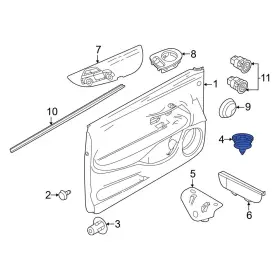 68637629aa Fiat Oe For 500e 2024 Door Interior Trim Panel Retainer