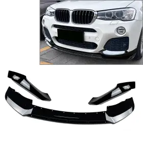 Flashbuyeasy 412000291089 Front Bumper Lip Spoiler Splitter Guard For Bmw X3 F25 X4 F26 M Sport 14-18 Glos