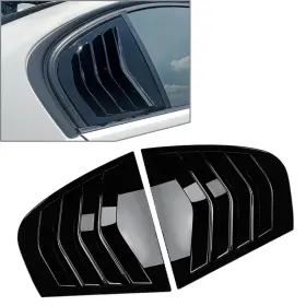 Flashbuyeasy 550753624546 Rear Window Side Vent Shutter Louver Cover Trim For Bmw 3 Series E90 Sedan 05-13