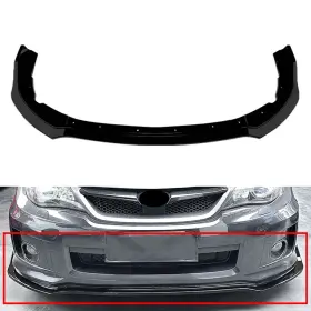 Flashbuyeasyusa 550722831913 Front Bumper Spoiler Splitter Lip Matte Black Fit Subaru Impreza Wrx Sti 2011-14