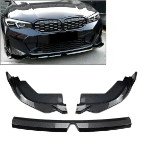 Flashbuyeasyusa 550733250949 Front Bumper Lip Spoiler Carbon For Bmw 3 Series G20 Lci M Sport 320i 325i 2023