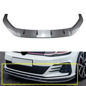 Mk7.5 Flashbuyeasyusa 550733829022 Front Bumper Spoiler Splitter Lip For Vw Golf R Rline 2017-19 Carbon