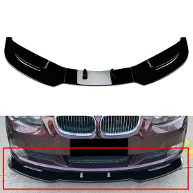 Flashbuyeasyusa 550733935433 Front Bumper Lip Black For Bmw 3 Series E92 E93 Mercedes Benz C Class W204