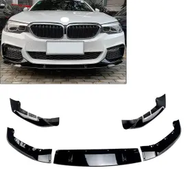 Flashbuyeasyusa 550735290554 5x Front Bumper Lip Side Splitter Spoiler Body Kit Guard Cover Fit Bmw 5 Series