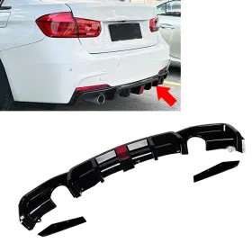 Flashbuyeasyusa 550739564347 Rear Bumper Protector Spoiler Lip For Bmw 3 Series F30 F31 F35 M Sport 12-19 Us