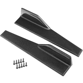 Fl16603at464s Flatroad 2pc Carbon Fiber Car Side Skirts Spoiler Rocker Splitters Kits Anti-scratch 45cm