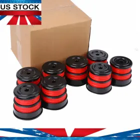 Fly-saikende2015 80008162aa 8x Silicone Body Mount Bushings Kit For 2008-2016 Ford Super Duty Crew Cab F-250