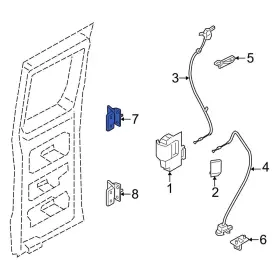 Ck4z6122810d Ford Oe For Transit-150 2016-2026 Front Right Lower Door Hinge