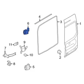 Ck4z6122811d Ford Oe For Transit-150 2016-2024 Front Left Lower Door Hinge