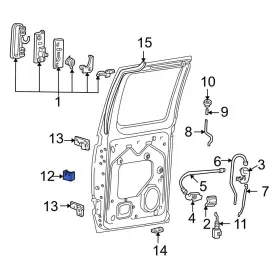 Ford Oe F2uz1527218a For Excursion 2000-2005 Rear Door Check Bracket