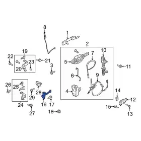 Ml3z1623552a Ford Oe For F-150 2021-2026 Front Door Check