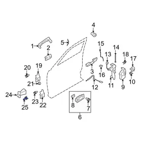W713778s450b Ford Oe For F-150 2015-2024 Front Door Check Bolt