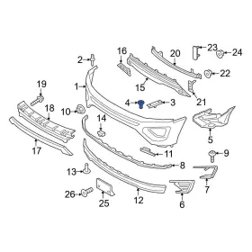 W714171s439 Ford Oe For Focus 2008-2011 Door Interior Trim Panel Nut