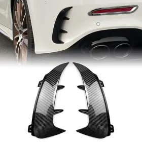 Fortodayy 550755718458 2x Rear Bumper Spoiler Air Vent Fit Benz A-class V177 A200 A220 A35 2019-21