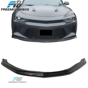 Fz-blf-chcm16v8ssslp Free-motor802 Fit 16-18 Chevy Camaro V8 Ss Slp Style Front Bumper Lip Spoiler Splitter Pu