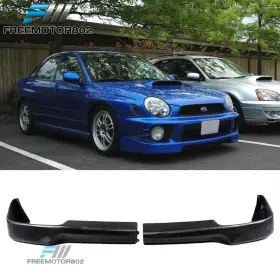 Fz-blf-si02v3-pu Free-motor802 Front Bumper Lip For 02-03 Subaru Impreza Wrx V3 Only Style Unpainted Spoiler Pu