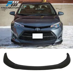 Fz-blf-tcl17gt-pu Free-motor802 Fits 17-19 Toyota Corolla Gt Style Front Bumper Lip Spoiler Splitter