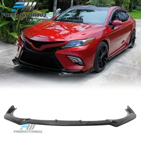 Fz-blf-tycm18segt Free-motor802 Fits 18-20 Toyota Camry Se Xse Gt Style Front Bumper Lip Spoiler Pu