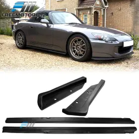 Fz-bls-hds200df Free-motor802 Fz-bls-hds200df&blr-scfs13cs Side Skirts Rear Corner Aprons Fits 00-09 Honda S2000 S2k Ap1 Ap2 Jdm Style
