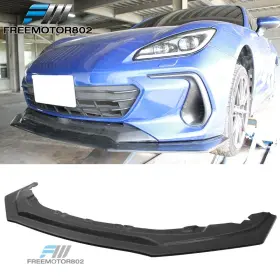 Fz-blf-sbrz22ik4-pu Freemotor802 Front Bumper Lip Fits 22-25 Subaru Brz Unpainted Pu Ikon V4 Style Chin Splitter