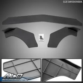 Alo05202 G-plus New Fit For Gmc Honda Civic Bmw Benz Universal Front Bumper Lip Body Kit Spoiler