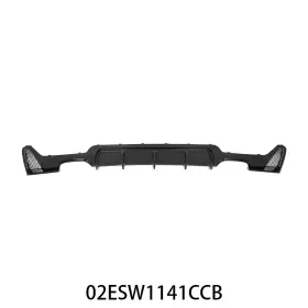 Alo225884 G-plus Rear Bumper Diffuser Carbon Look Fit For 14-20 Bmw F32 F33 F36 4 Series M Sport
