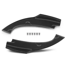 Alo665521 G-plus Fit For 2016-2021 Honda Civic Rear Bumper Lower Side Splitters Apron Valance