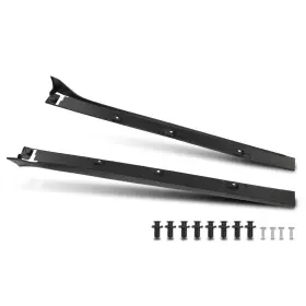 Alo852411 G-plus Fit For 2016-2021 Honda Civic Lx Ex Si Sedan Type-r Style Side Skirt Extension