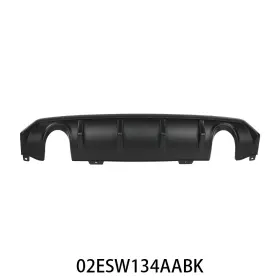 Alo892111 G-plus Fit For 2016-2021 Honda Civic Rear Bumper Diffuser Splitter Spoiler Matte Black