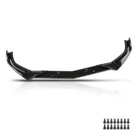 Alo998416 G-plus Fit For 16-2021 Honda Civic Ex Lx Sport Sedan Front Bumper Lip Spoiler Kit Black