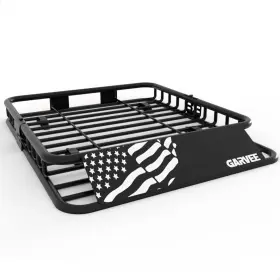 Garveelife 199414953276 46 Inch X 36 Universal Roof Rack Carrier 46&apos &apos Basket Black
