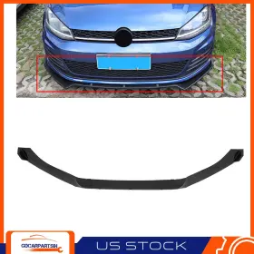 Gd168246a01 Gdcar Glossy Black Front Bumper Lip For 2014 C2020 Volkswagen Golf Mk7 Gti