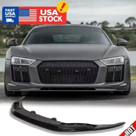 Gearheaddepott 883235148439 Real Carbon Fiber Front Bumper Lip Spoiler Refit Fits Audi R8 V10 Gt Gen 2 16-19