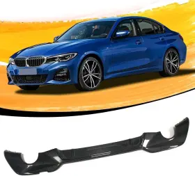5258 Ggsmdick G20 Rear Bumper Diffuser 2019-2022 Bmw 3 Series Sedan Carbon Fiber Style