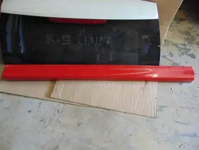 15034714 Gm Chevy Xtreme S10 Extreme Ex-cab Rocker Skirt Passenger Side Red #10165