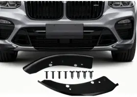 Autop924 Gof Front Bumper Lip Splitter Trim Cover For 2015-2021 Dodge Charger Srt Scat Black