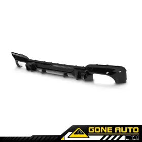 Ga587527 Gone-auto Diffuser Bumper Lip Rear Fit For 2018-2021 Bmw G01 X3 M40i M-sport Gloss Black