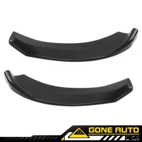 Gon151619 Gone-auto New 2pcs Black Universal Winglet Type Front Bumper Lip Spoiler Splitter Diffuser
