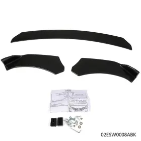 Goneparts0815-7 Goneparts Universal Front Bumper Lip Chin Spoiler Splitter Fit For Honda Bmw Audi