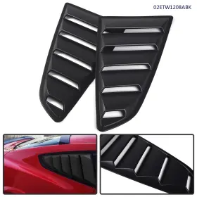 Goneparts0826-12 Goneparts New Fit For 15-21 Ford Mustang Side Quarter Window Louvers Rear Sun Shade Cover