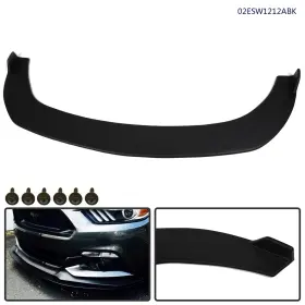 Goneparts0903 Goneparts 21 Fit For 2015-2017 Ford Mustang Front Bumper Lip Spoiler Splitter Body Kit