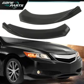 Goneparts1228-360 Goneparts New Universal Winglet Type-2 Front Bumper Lip Spoiler Splitter Diffuser Black